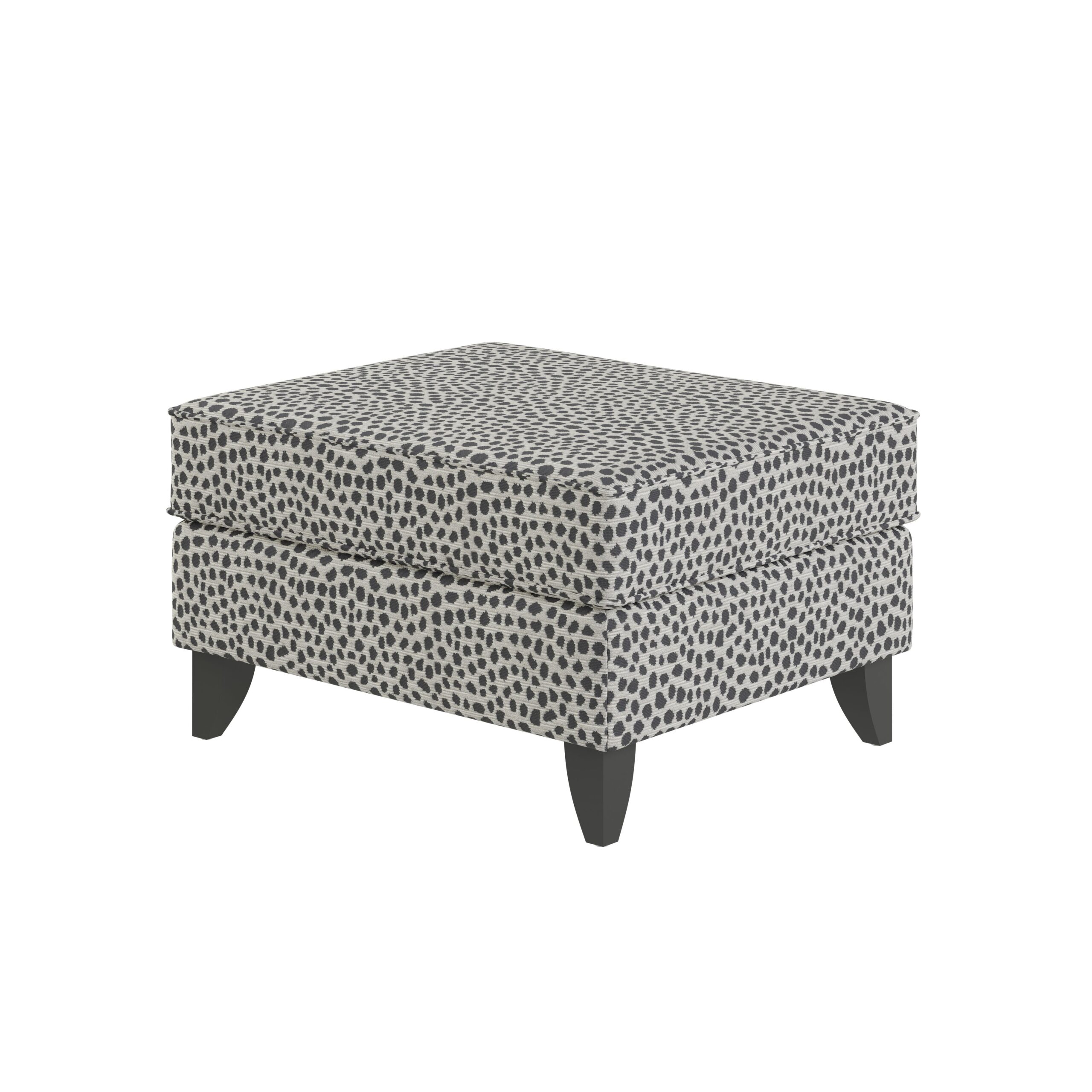 3f9630c55634e27cd162879ffa724cb2 Faux Skin Carbon Accent Ottoman - Image 1