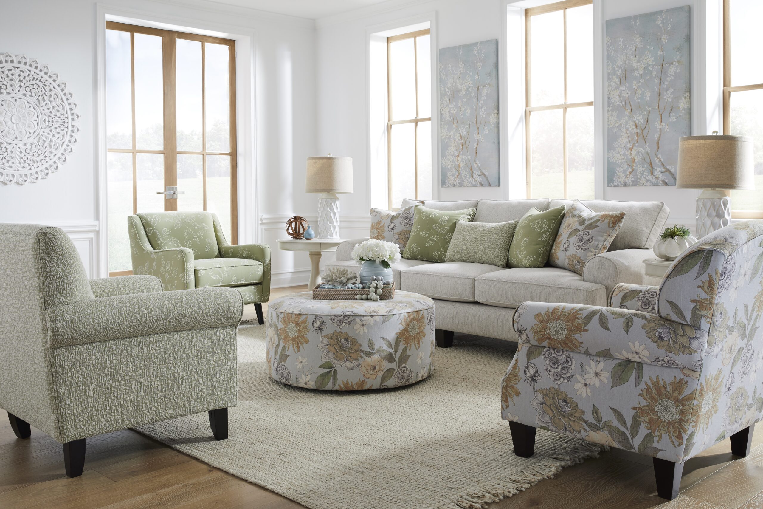 4756cdc32f6ed9814fd962ee80bd4366 Celdaon Salt Loveseat - Image 1