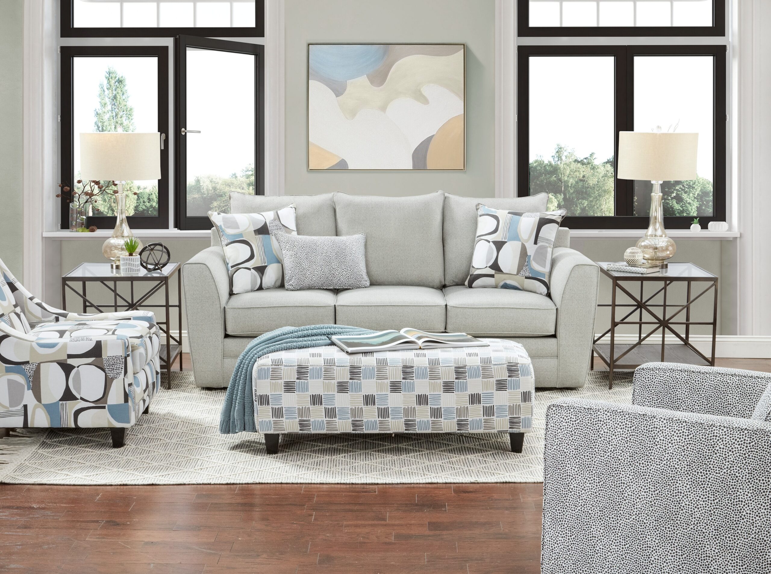 Max Gray Ottoman