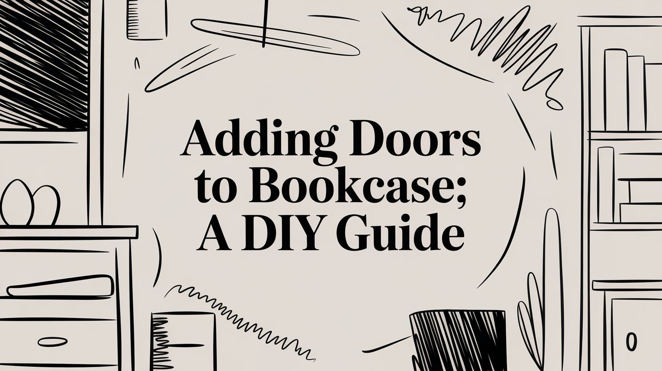 Adding Doors To Bookcase Diy Guide