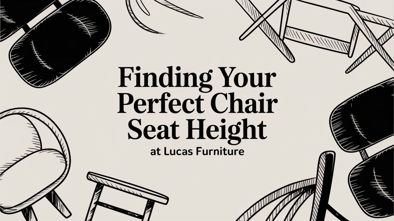 Chair Seat Height Furniture Guide