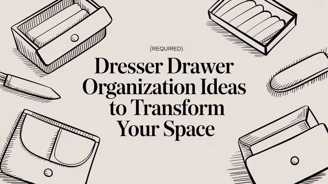 Dresser Drawer Organization Ideas Drawer Organizers