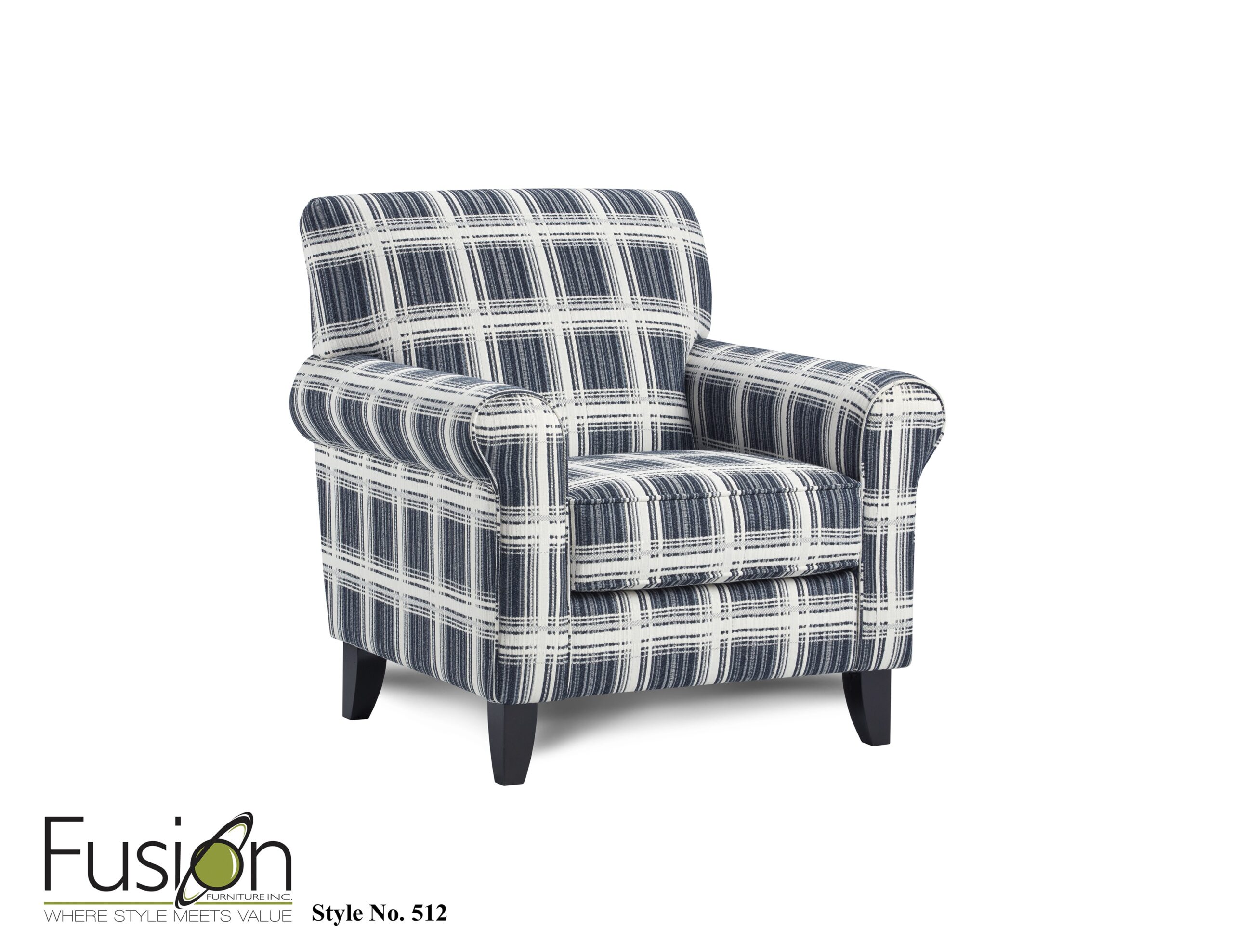 f7f7570d95afe26636f1778eac16d469 Stanza Navy Accent Chair - Image 1