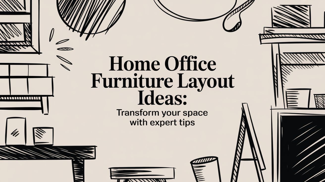 Home Office Furniture Layout Ideas Layout Sketches