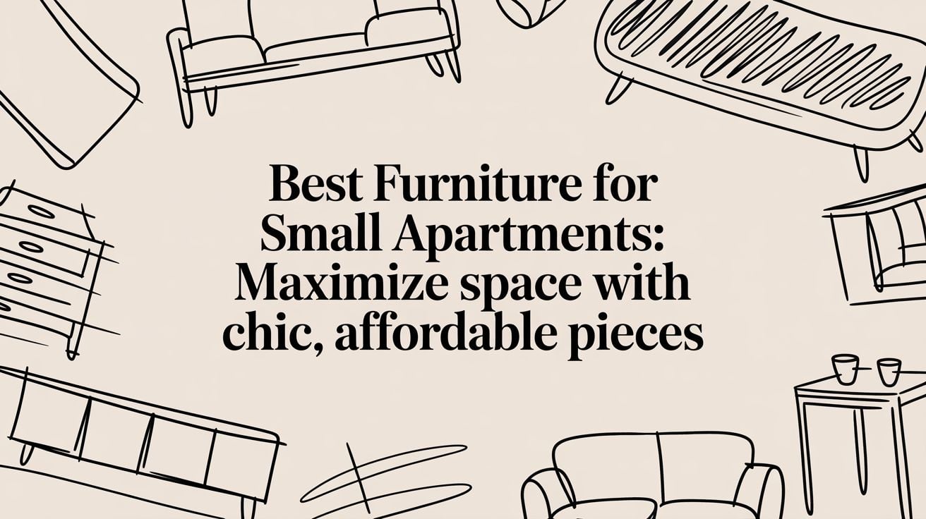 Best Furniture For Small Apartments Furniture Illustration