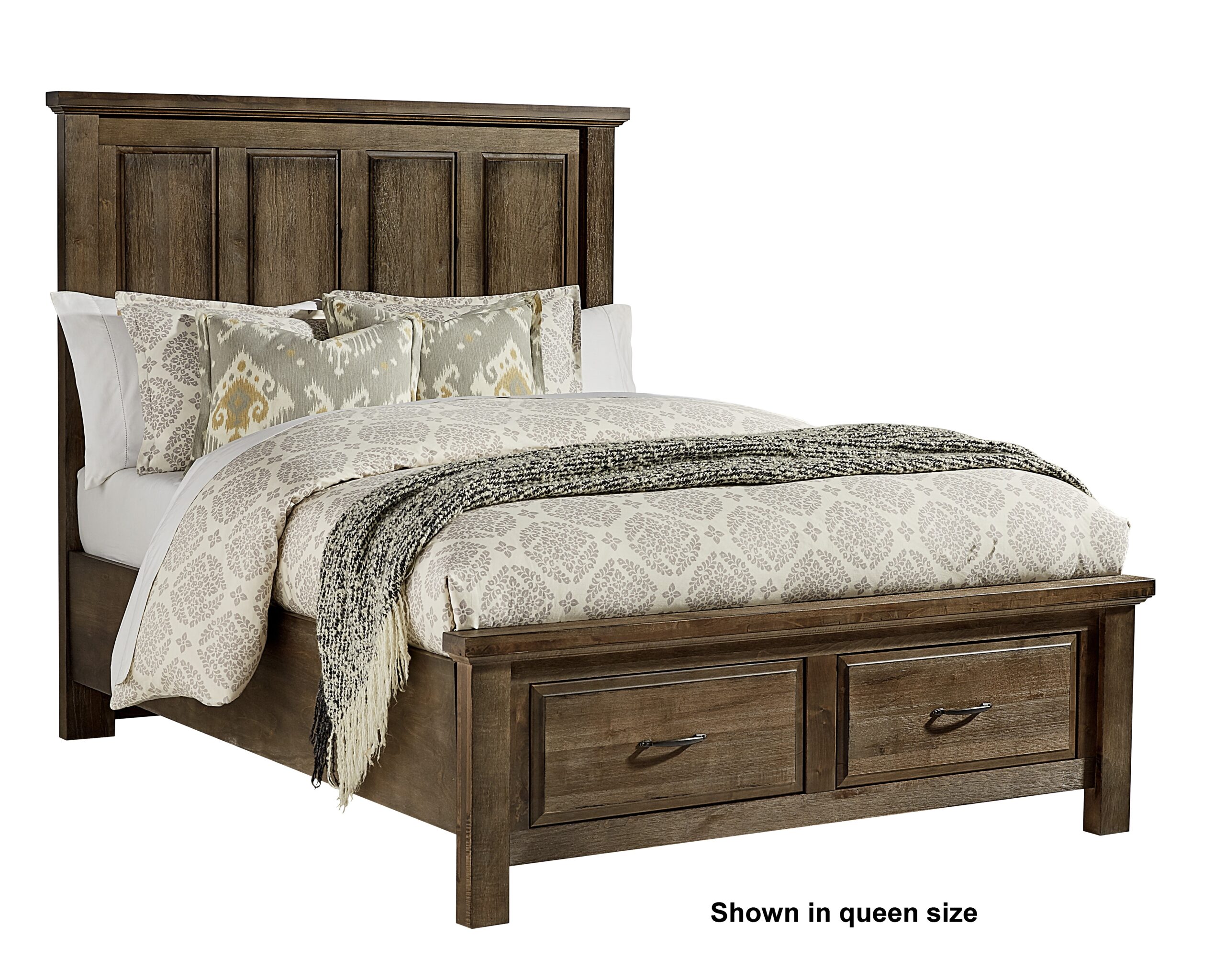 Maple Road Mansion Bed With Storage Footboard - 117-559/050B/502/555T