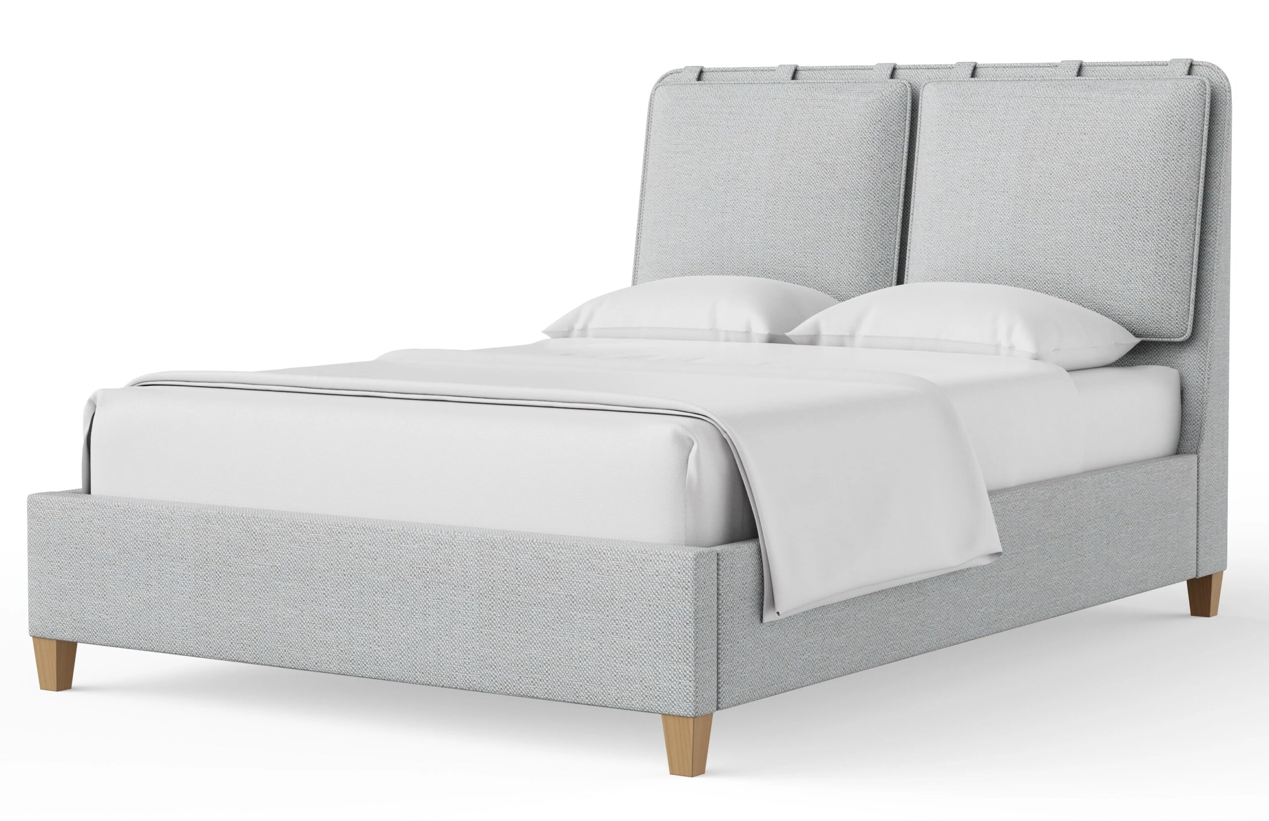 King Uph Bed-Blue Mist