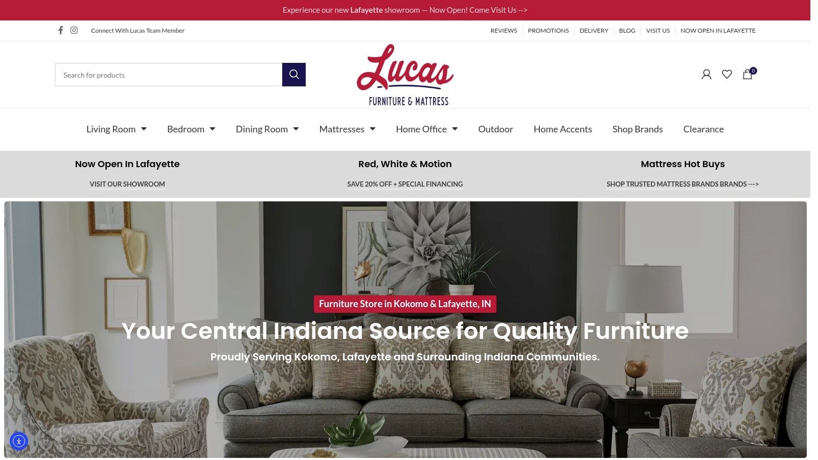 Screenshot from https://www.lucasfurniturestore.com