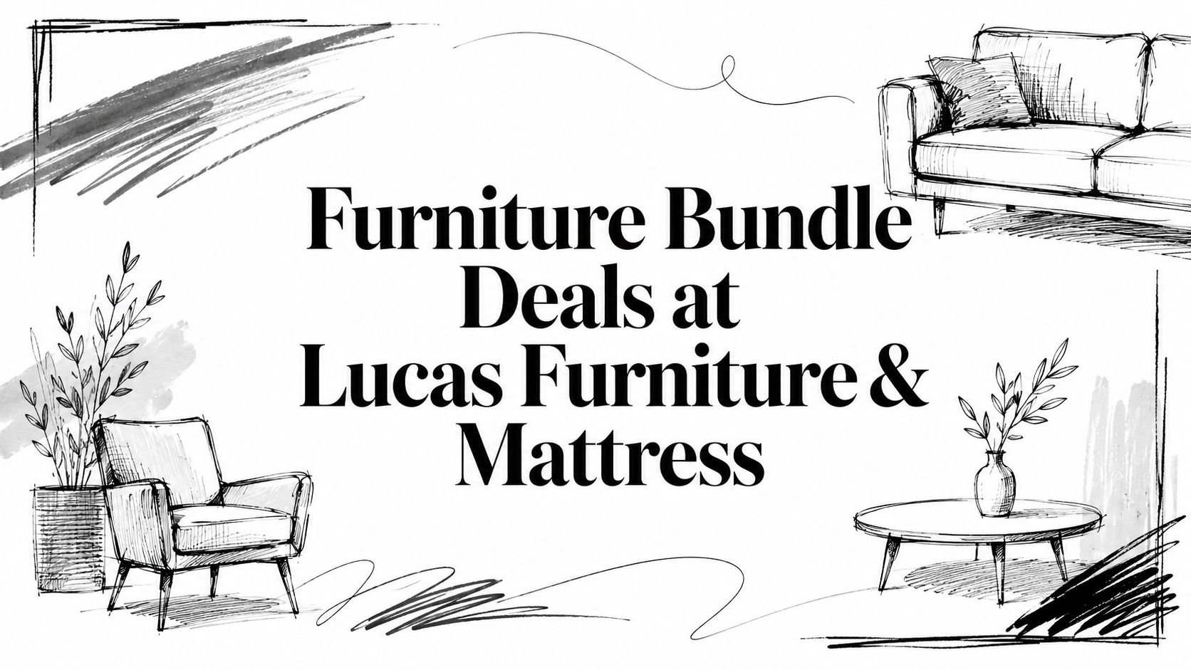 Furniture Bundle Deals Furniture Illustration